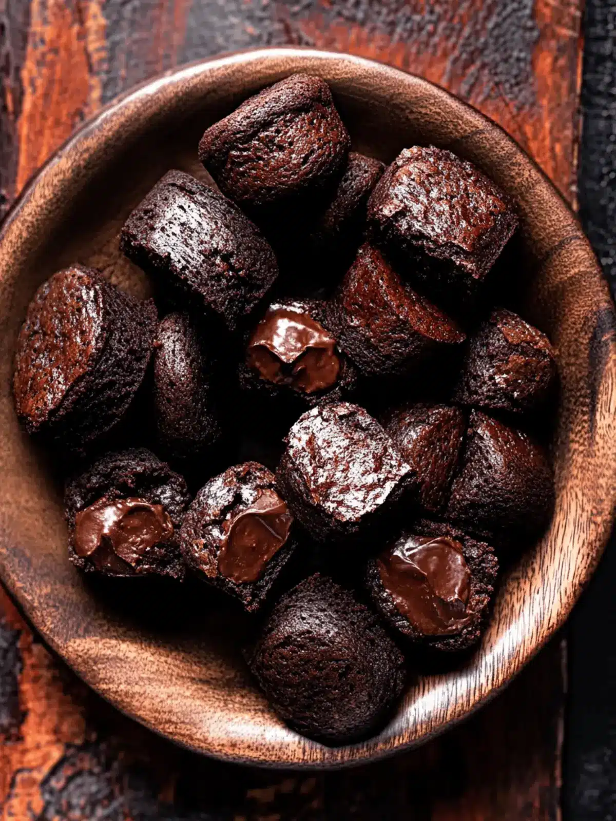 Fudgy Espresso Brownie Bites