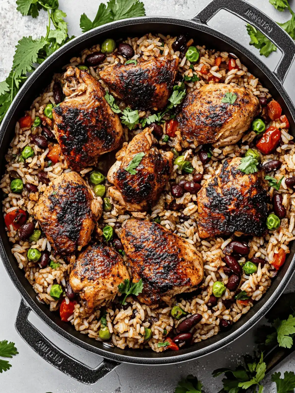 One-Pan Chicken with Rice and Beans