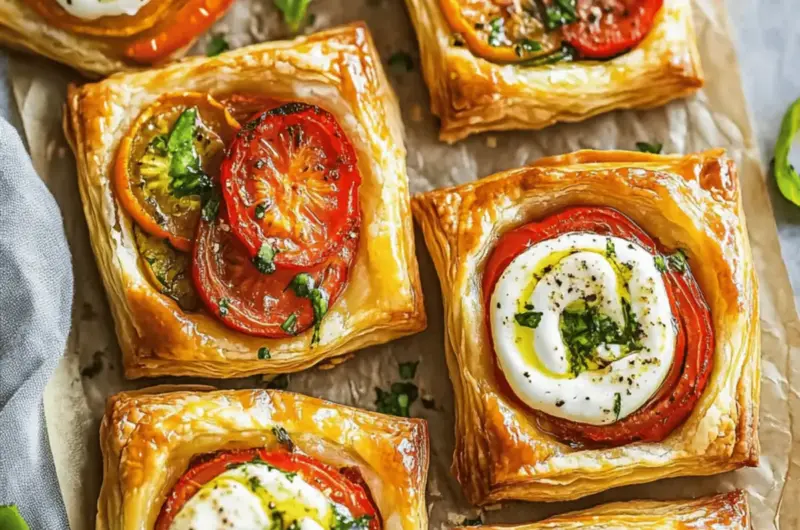 Tomato Tartlets with Puff Pastry