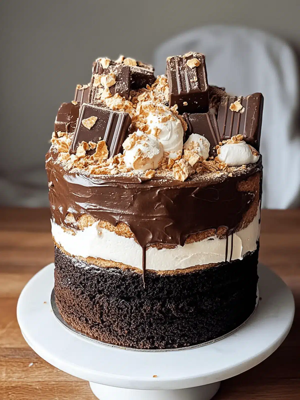 S'mores Chocolate Cake