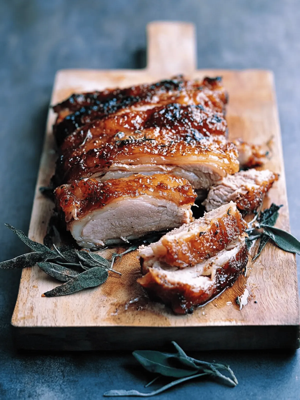 Sage Roasted Pork Belly