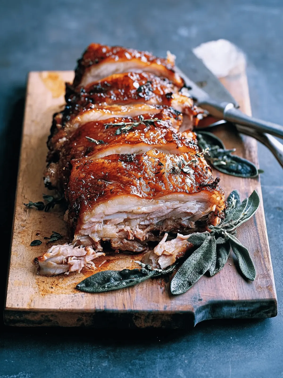 Sage Roasted Pork Belly