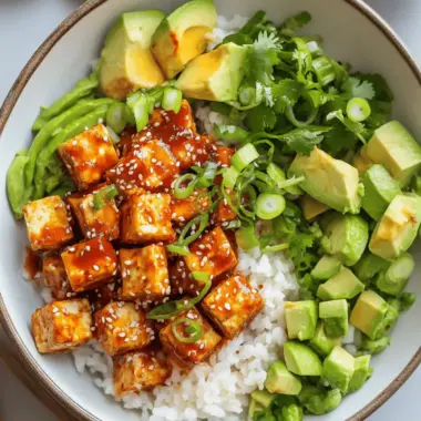 Chili Crunch Tofu Bowls