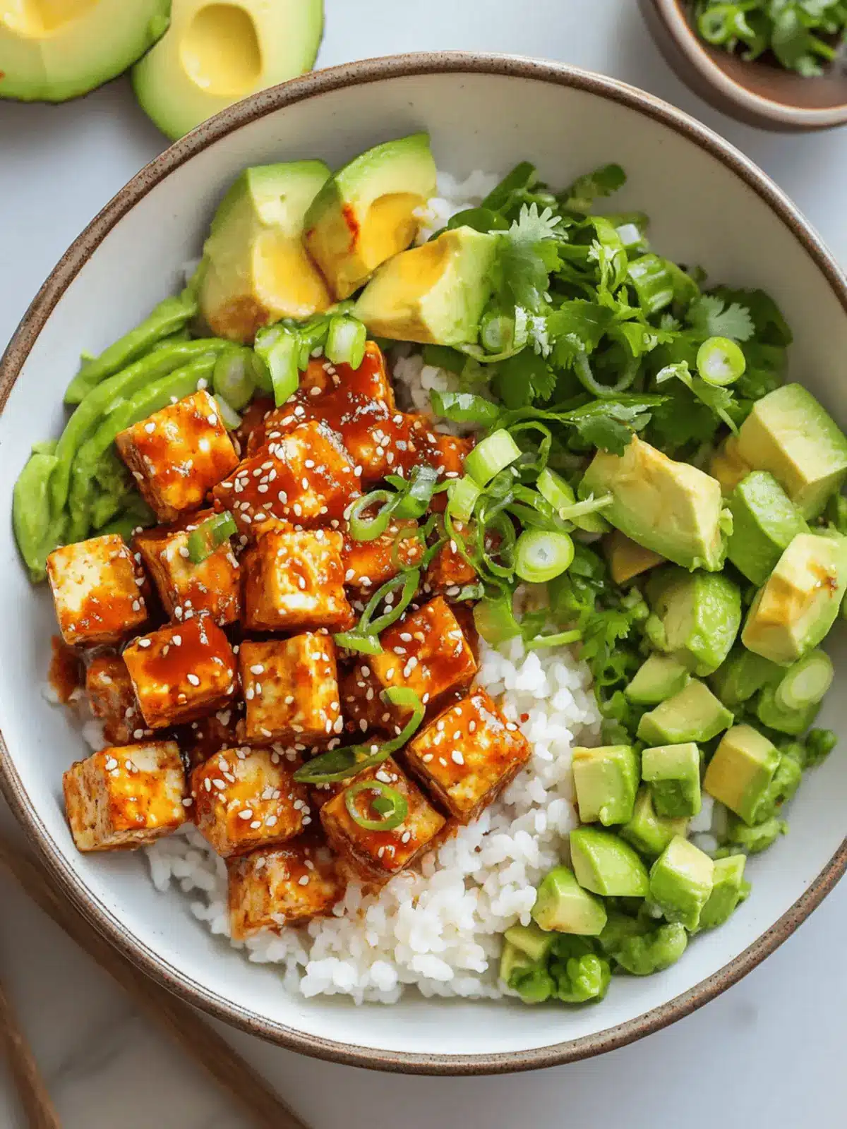 Chili Crunch Tofu Bowls