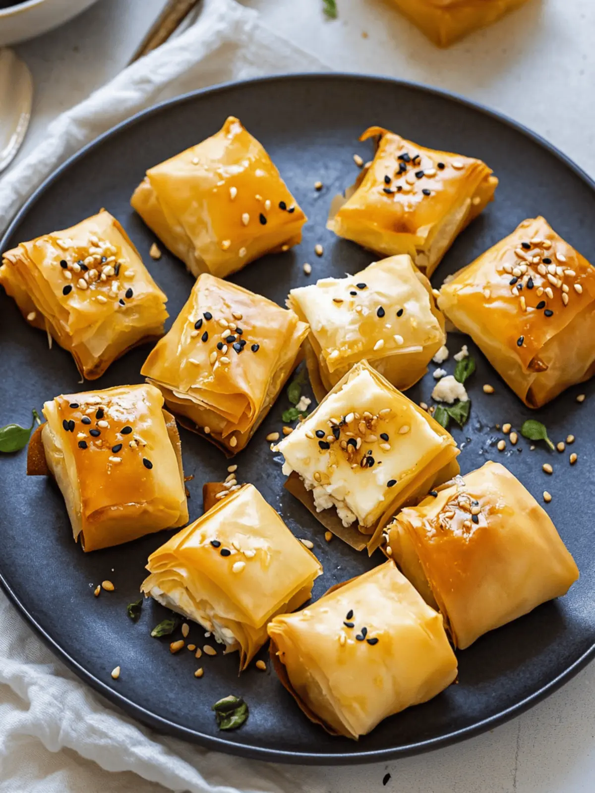 Baked Feta Bites in Phyllo Pastry
