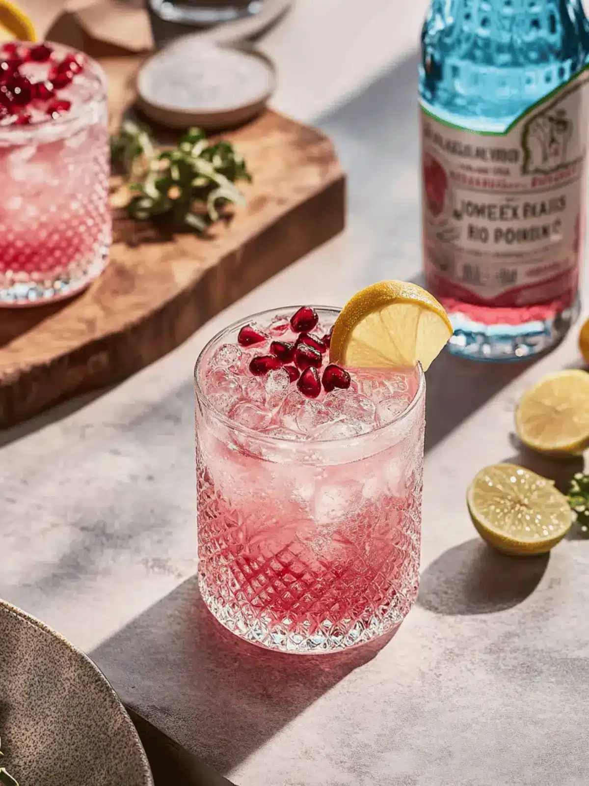 Sparkling Pomegranate Ranch Water