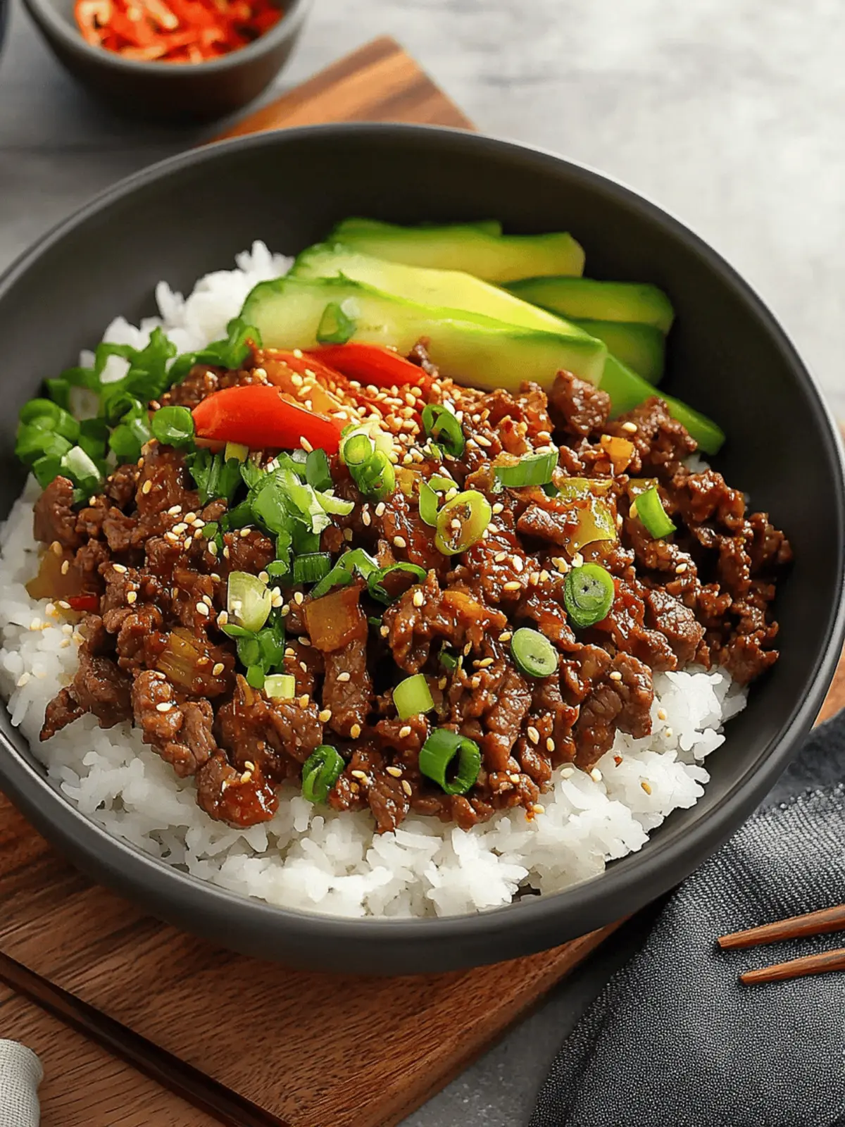 Korean Beef Bowl