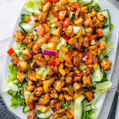 Honey Hot Chicken Salad