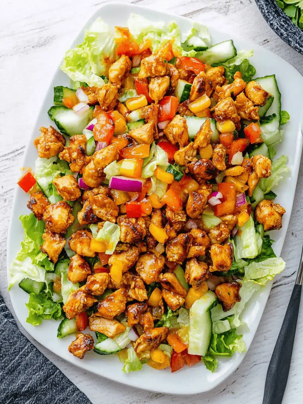 Honey Hot Chicken Salad