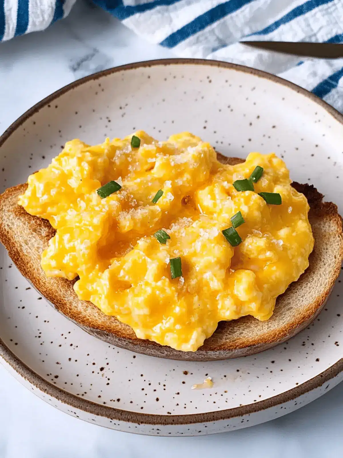 Miso Butter Scrambled Eggs