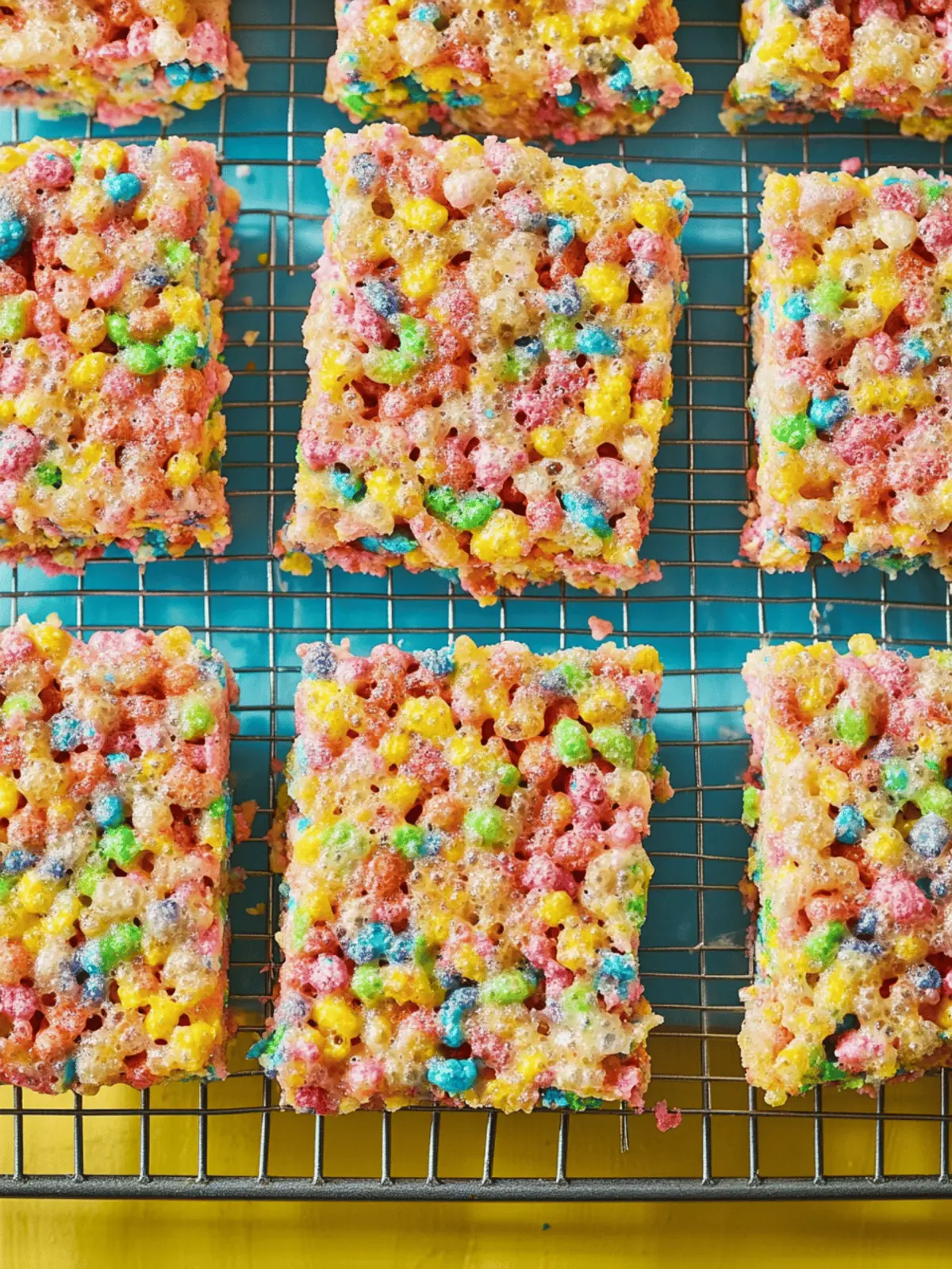 Fruity Pebbles Rice Krispie Treats