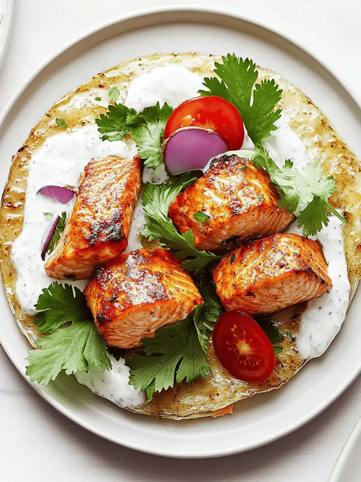 Yogurt and Spice Roasted Salmon
