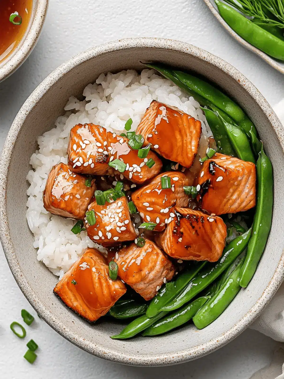 Honey Glazed Salmon Bites
