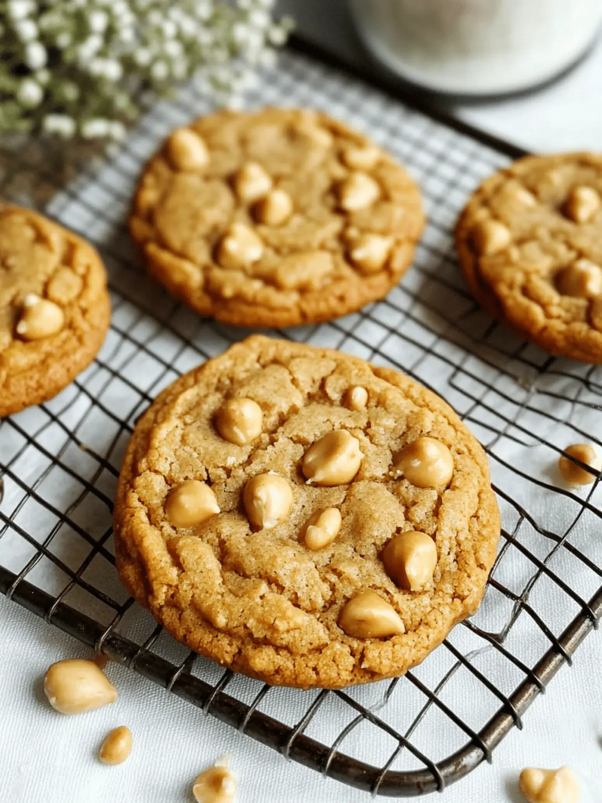 Triple Peanut Butter Cookies