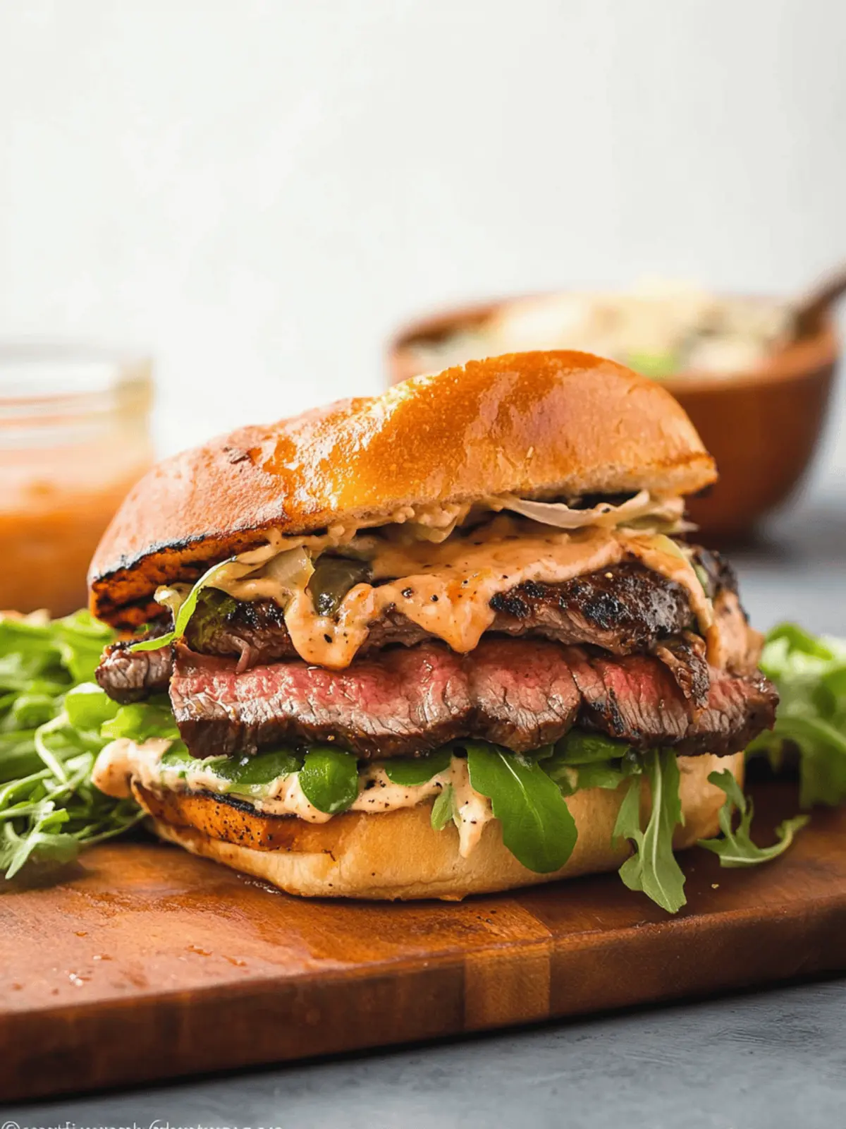 Grilled Ribeye Steak Sandwich