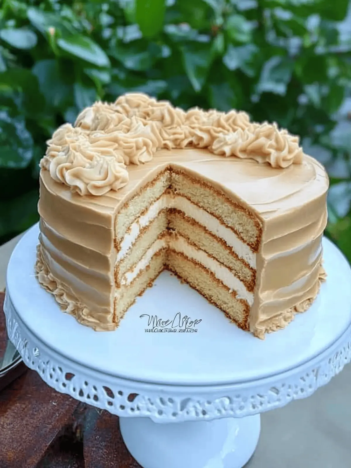 White Chocolate Mocha Cake