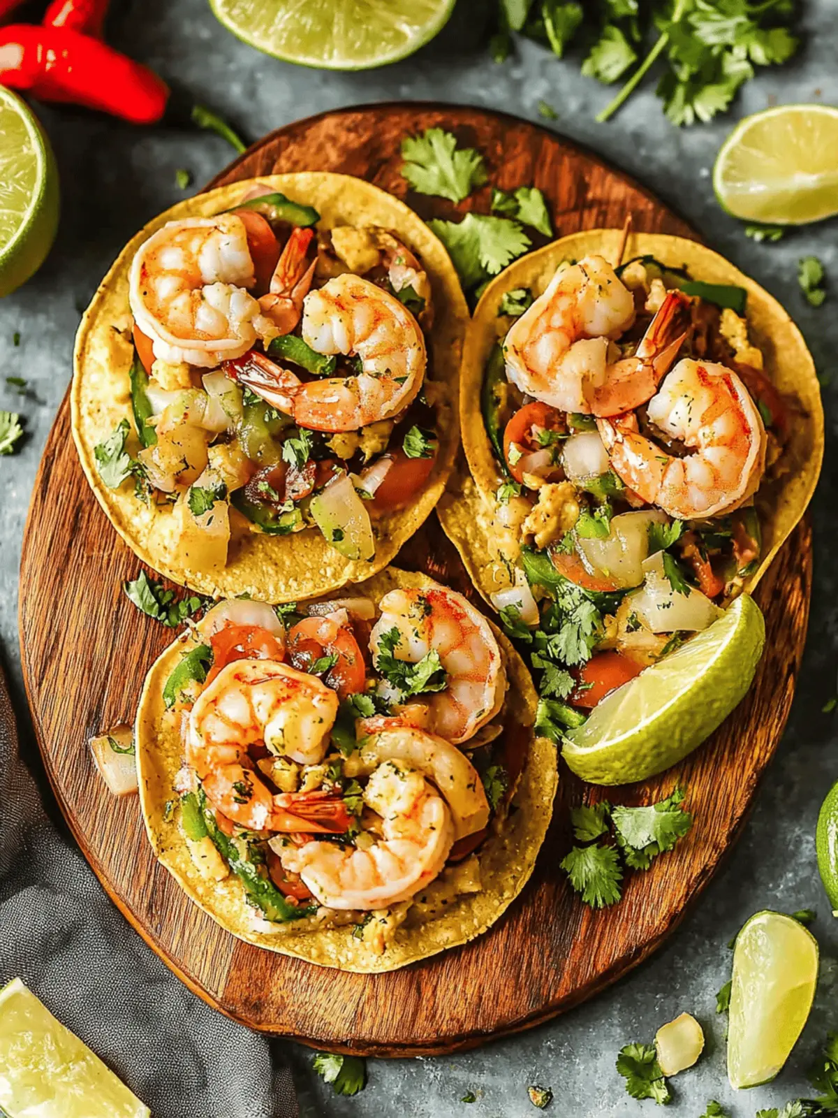 Margarita Shrimp Tostadas