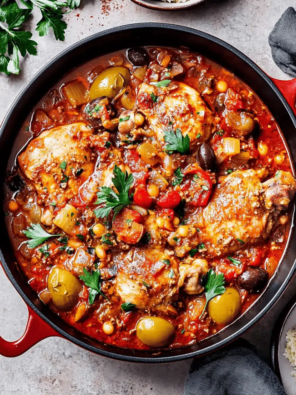 ven Braised Chicken Cacciatore