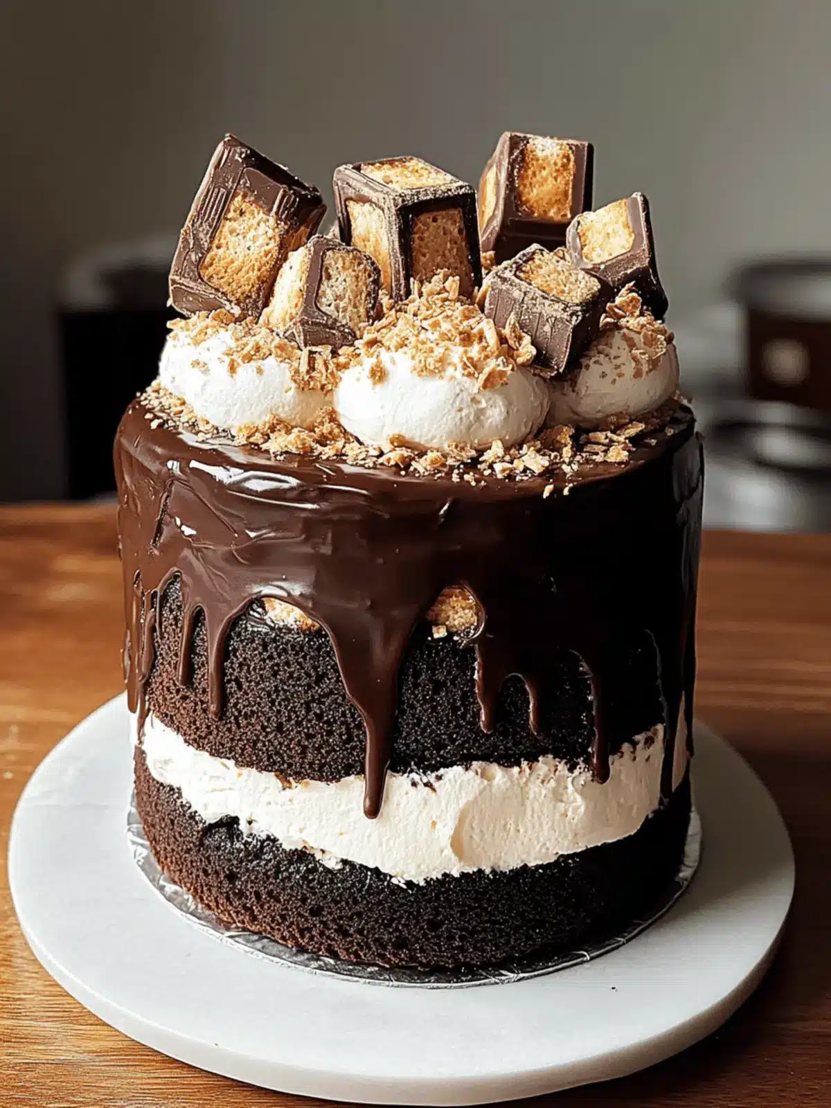 S'mores Chocolate Cake