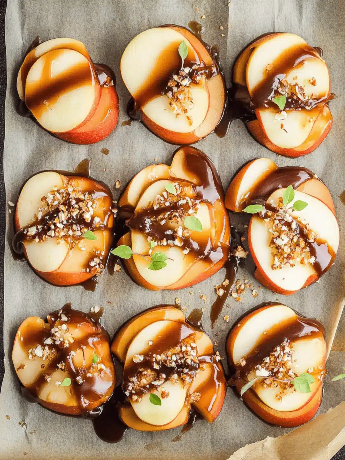 Caramel Apple Slices
