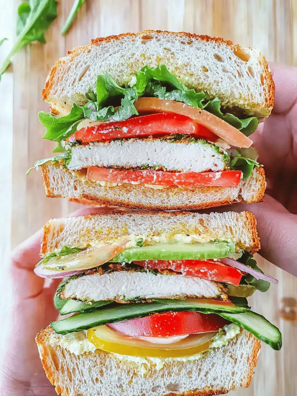 The Ultimate Healthy Veggie Sandwich