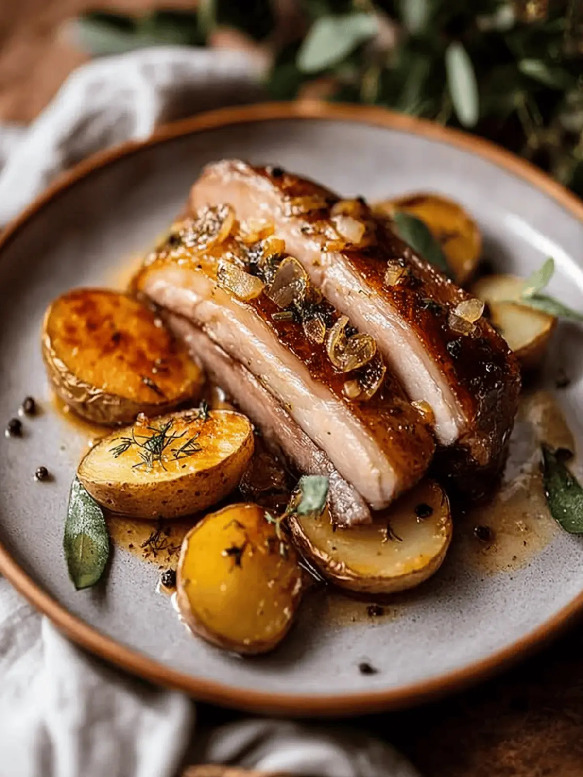 Pork Belly with Fennel Seeds & Confit Potatoes