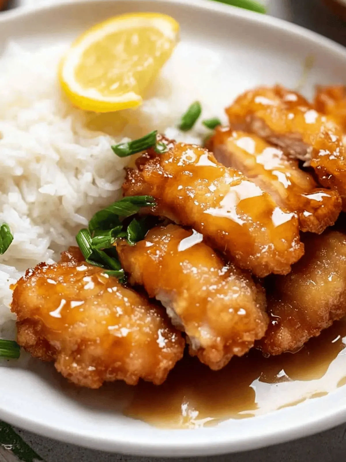 Crispy Chinese Lemon Chicken