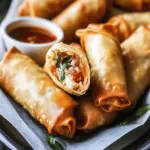 Crab Rangoon Egg Rolls