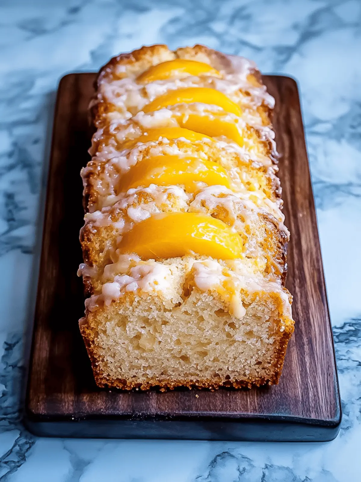 Heavenly Peach Bread