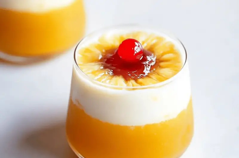 Pineapple Upside-Down Cake Cocktail