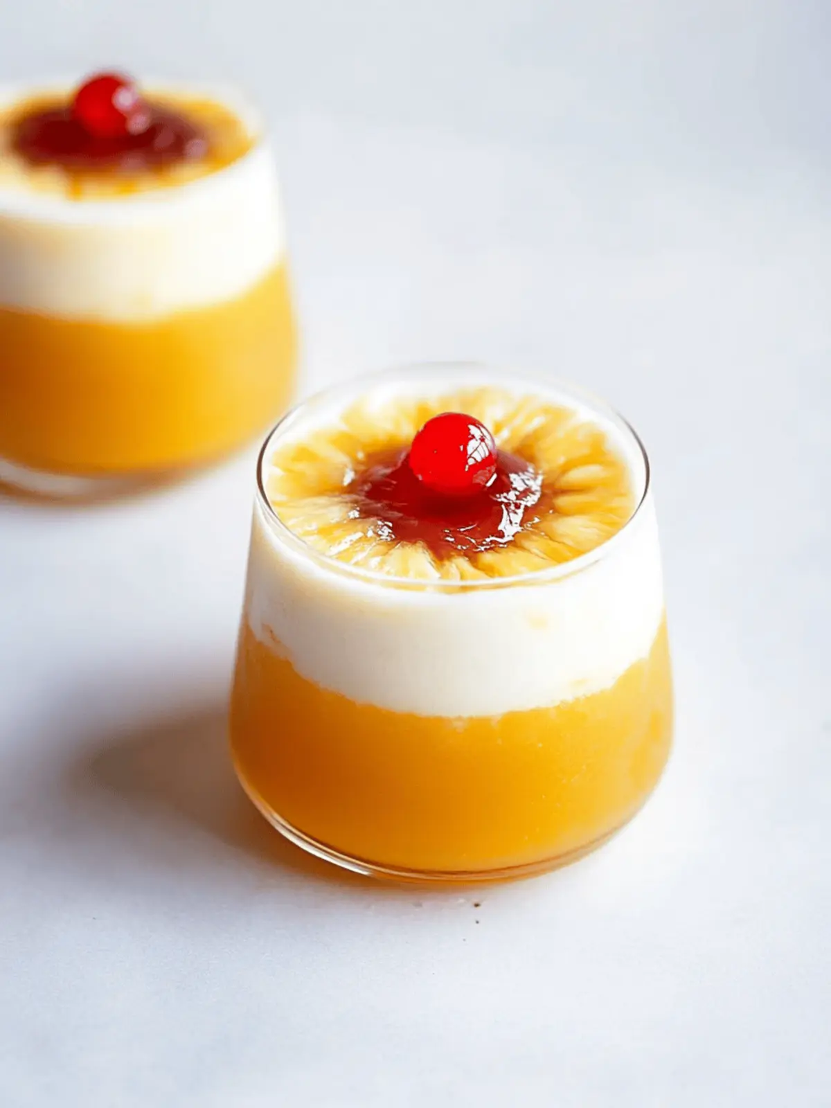 Pineapple Upside-Down Cake Cocktail