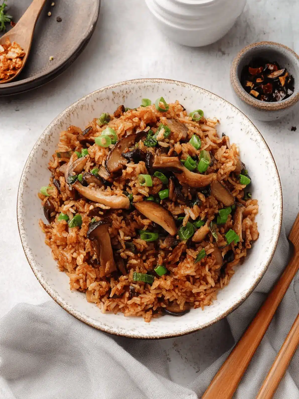 Mushroom Fried Rice