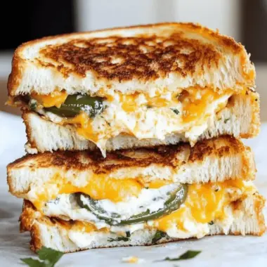 Jalapeno Popper Grilled Cheese