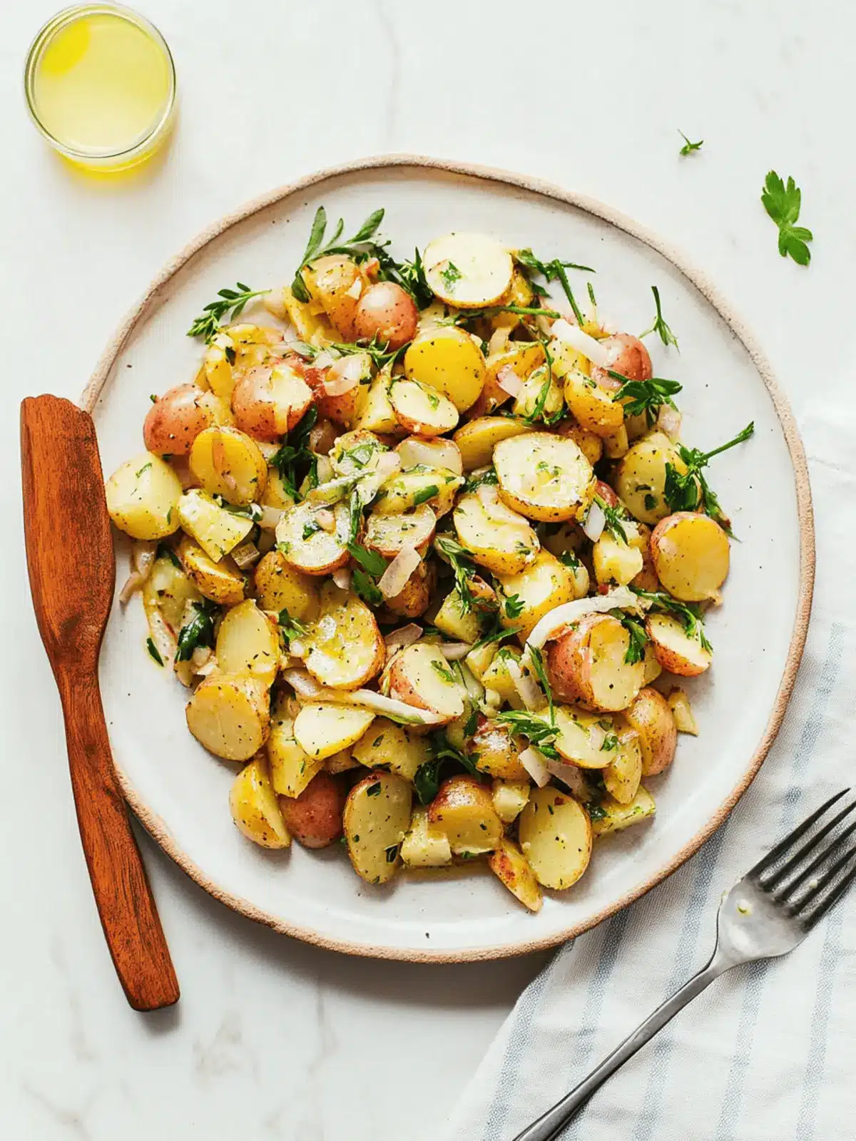 Simple French-Style Potato Salad
