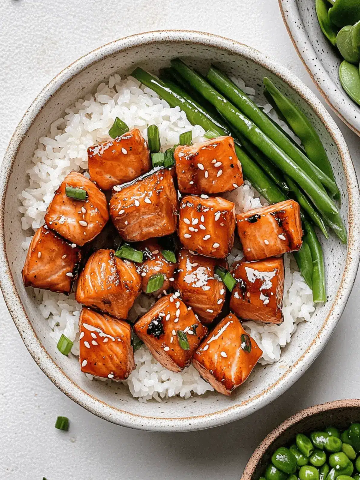 Honey Glazed Salmon Bites