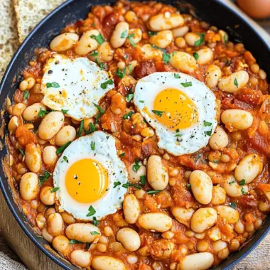 Spanish Beans & Eggs