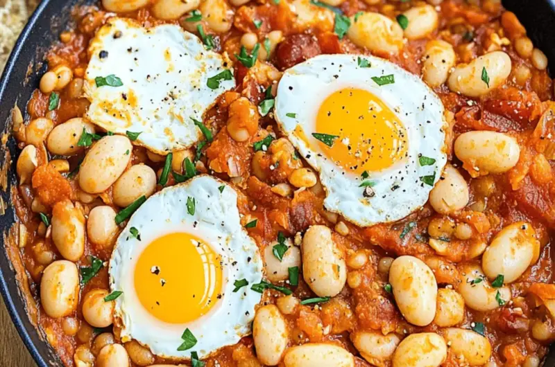 Spanish Beans & Eggs