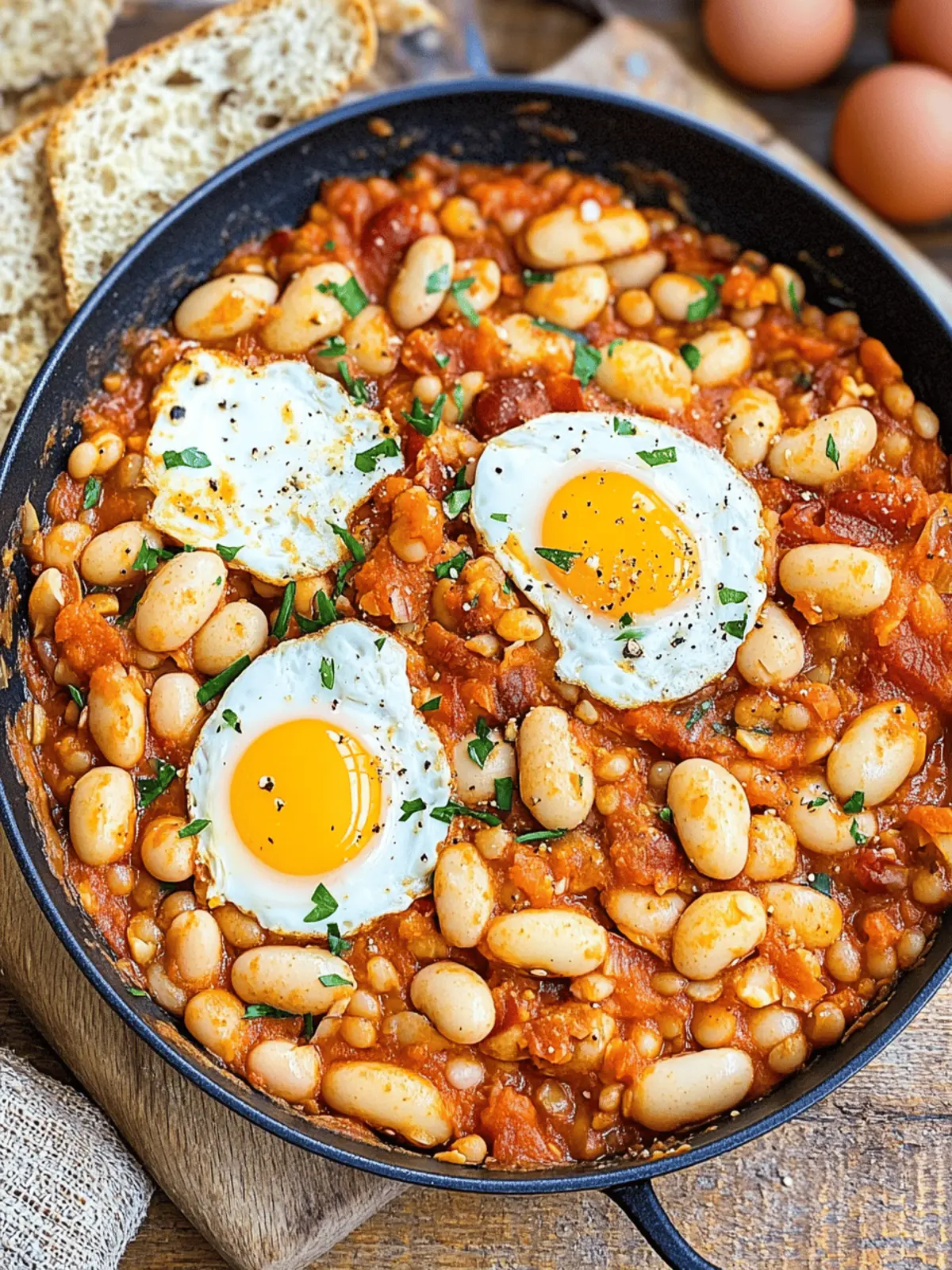 Spanish Beans & Eggs