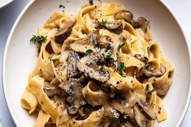 Dried Porcini Mushroom Pasta