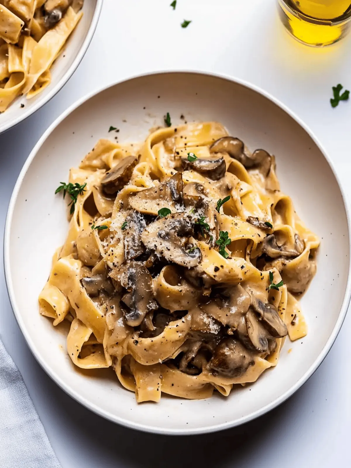Dried Porcini Mushroom Pasta