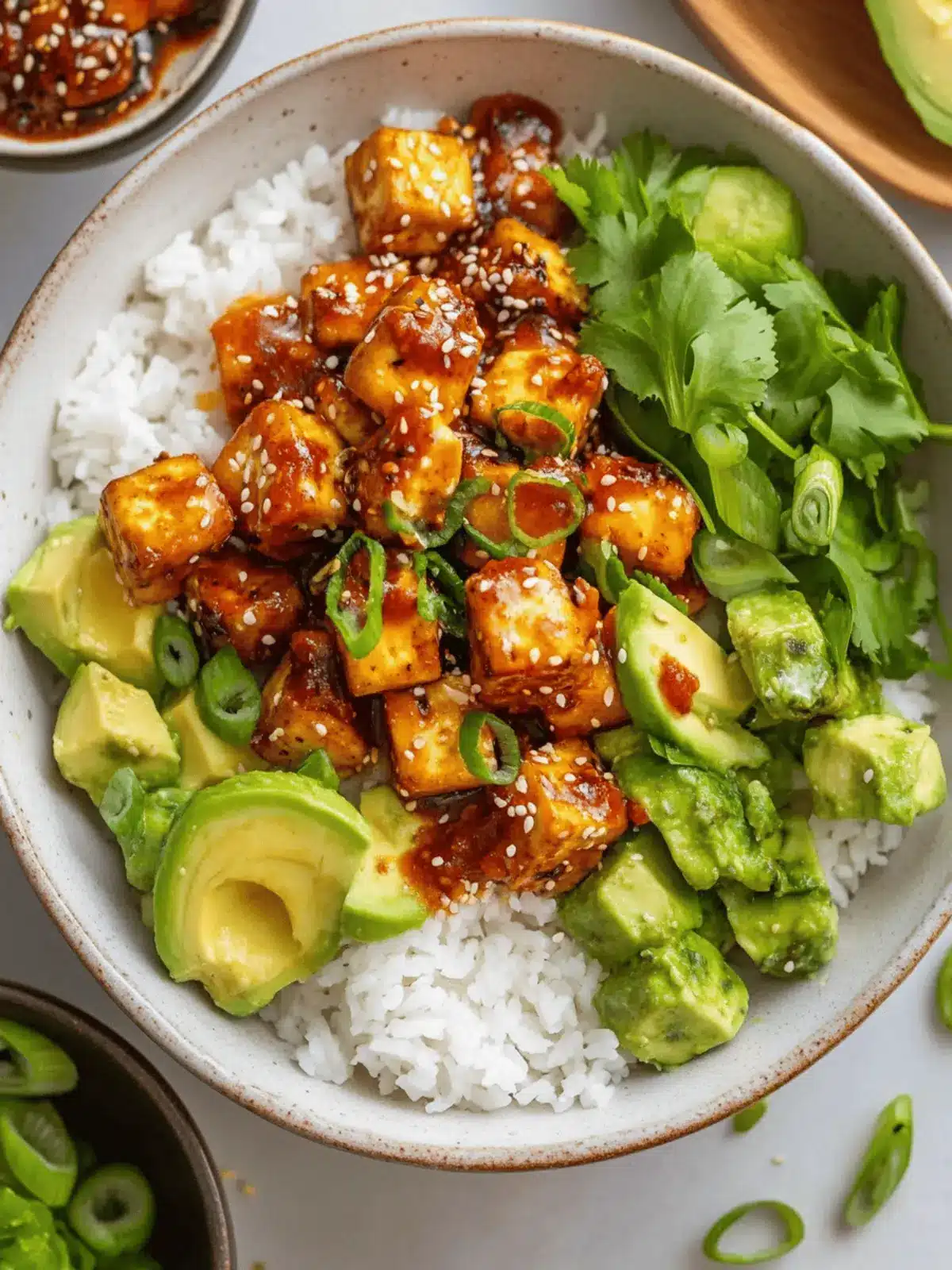 Chili Crunch Tofu Bowls