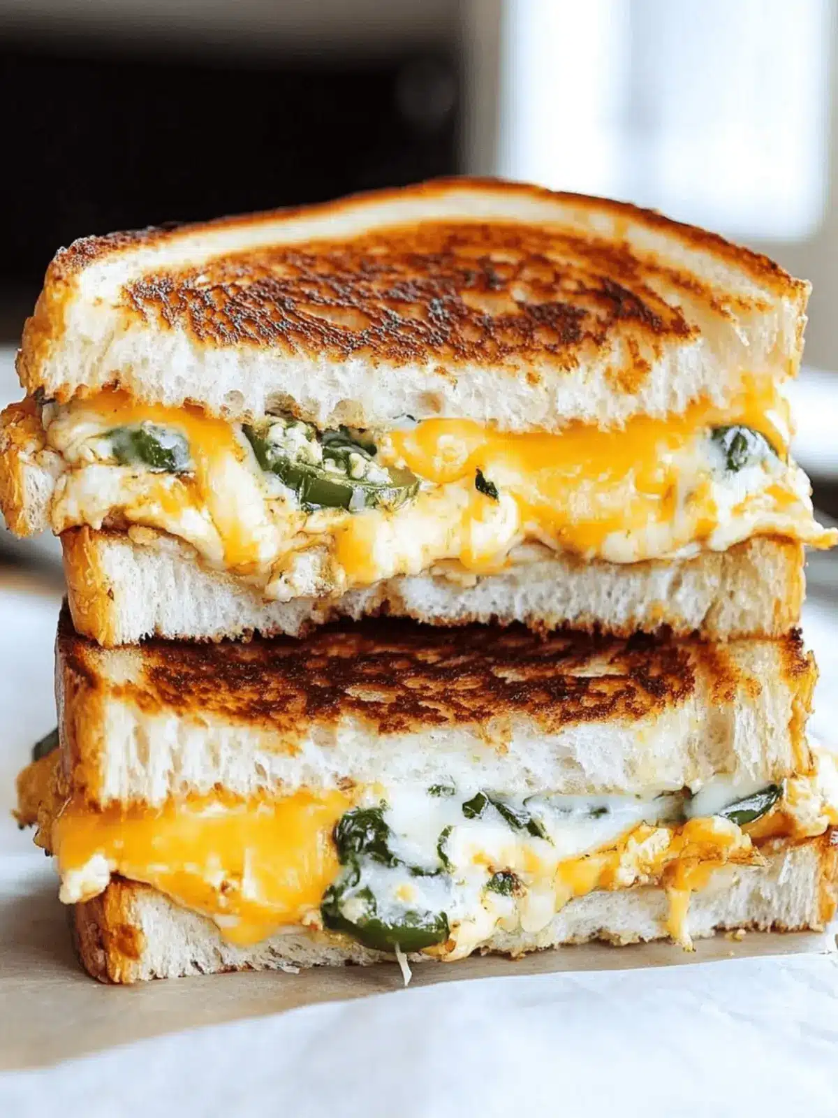 Jalapeno Popper Grilled Cheese