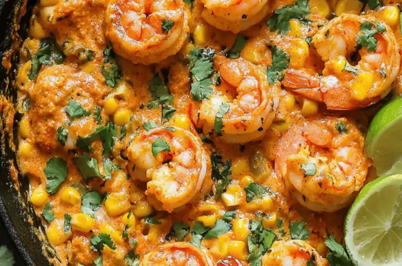 Mexican Street Corn and Shrimp
