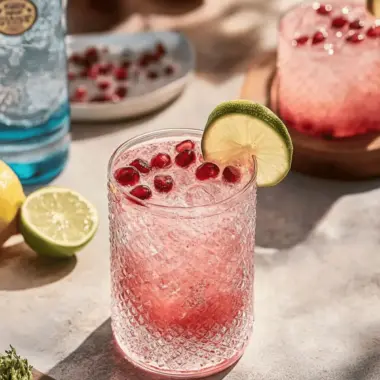 Sparkling Pomegranate Ranch Water