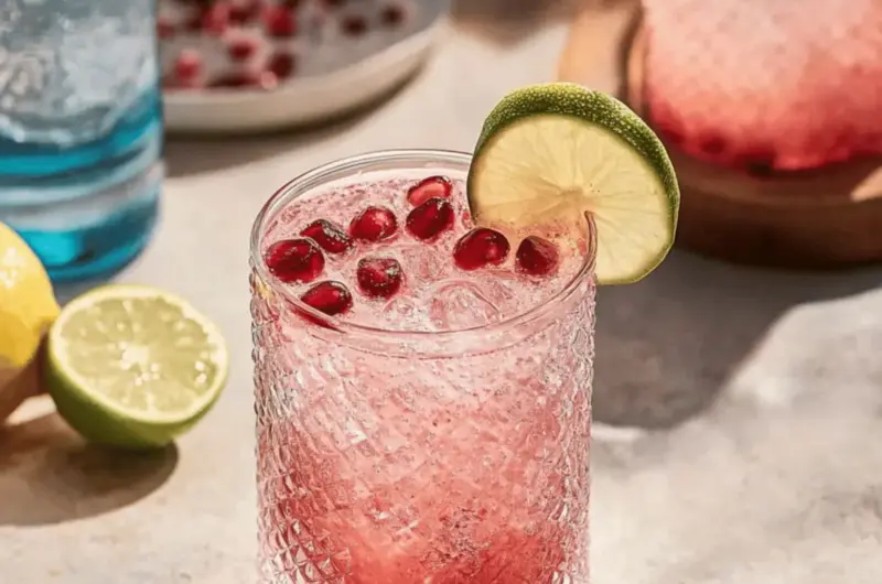 Sparkling Pomegranate Ranch Water