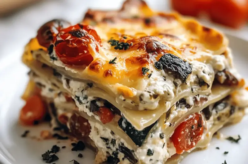 Loaded Veggie White Lasagna