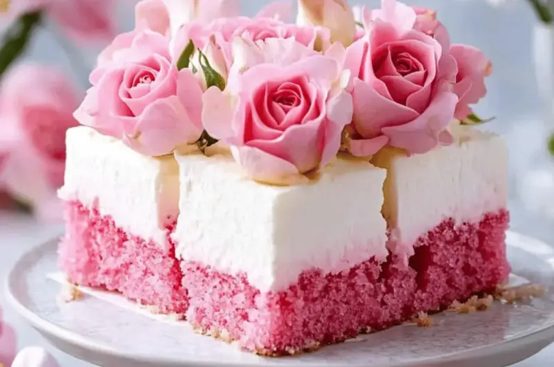 Rose Poke Cake
