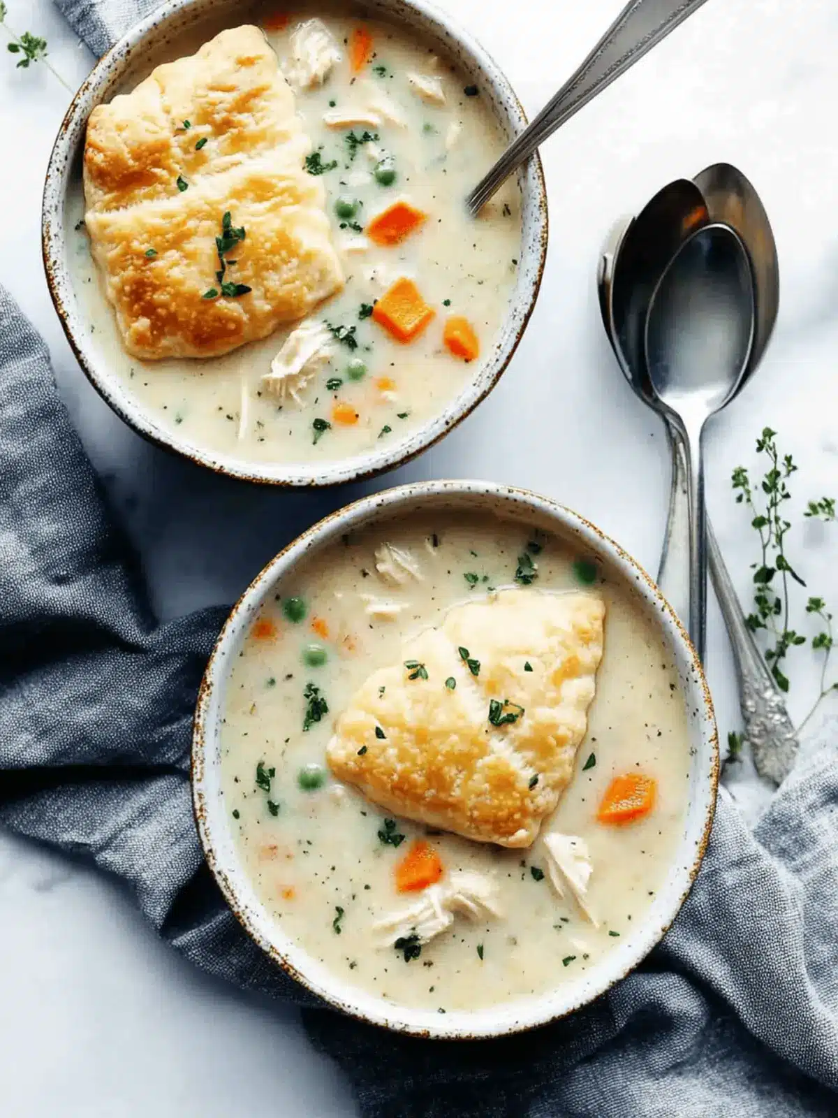 Slow Cooker Chicken Pot Pie Soup