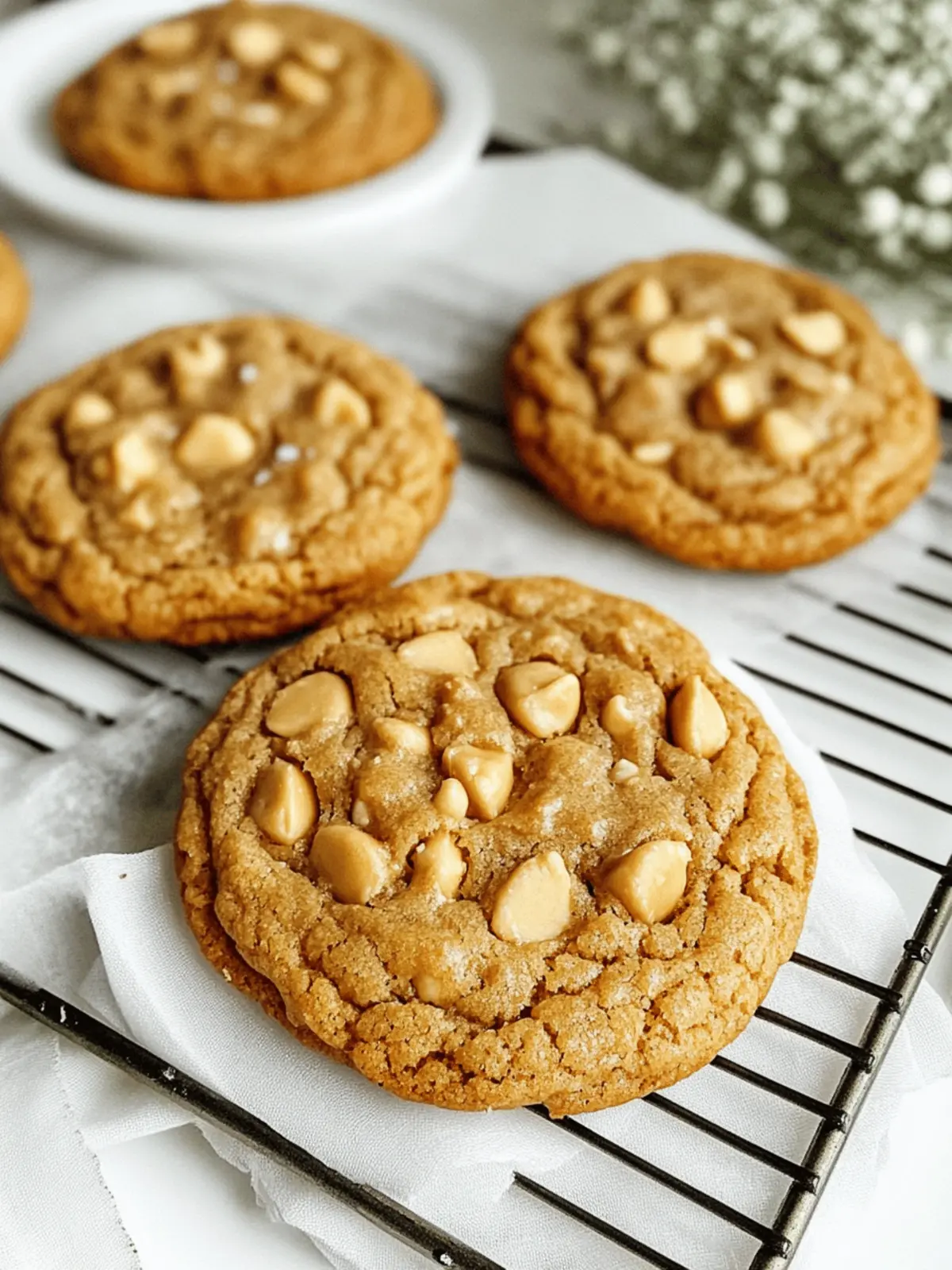 Triple Peanut Butter Cookies