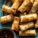 Fried Feta Rolls with Chili Honey